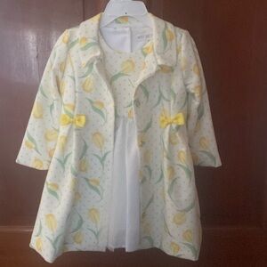 NANNETTE BABY 2pc Spring Dress w/Jacket NWOT